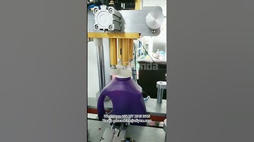 2.5kg Liquid Detergent Bottle Automatic Capping Machine  #cappingmachine #machine #factory