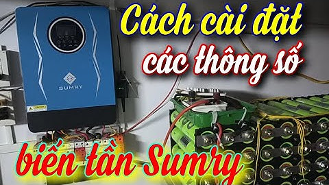 Hướng dẫn caài đặt biến tần invt năm 2024