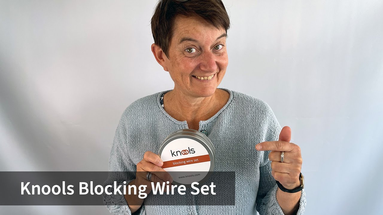 Blocking a Straight Edge Project With Blocking Wires Tutorial