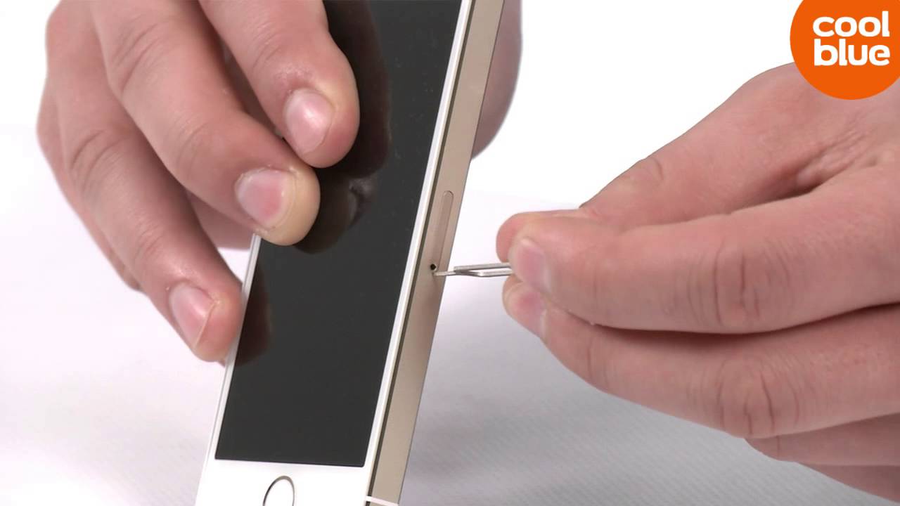 Rechtdoor Ontvanger Beleefd Hoe plaats ik een SIM kaart in de iPhone 5S? - YouTube