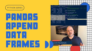 How to Append Two Pandas DataFrames Together
