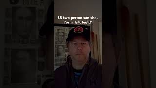 Two person Tai chi san shou form. Is it legit?