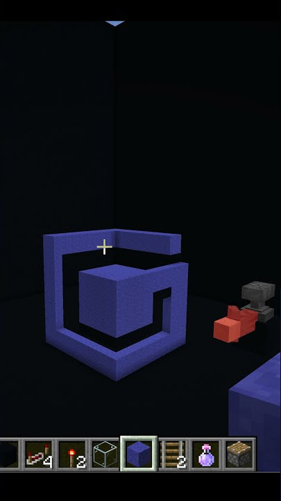 GameCube startup in Minecraft (meme)