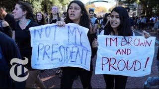 Student Donald Trump Protests Break Out Nationwide | The New York Times