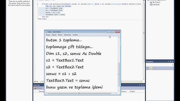 Hesap makinesi yapımı visual basic 2010