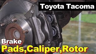 2004 Toyota Tacoma Front & Rear Brake Pads, Rotors, Calipers