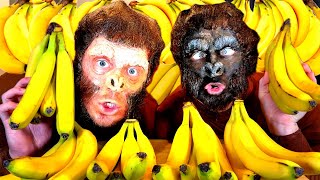 【衝撃】猿になったサワヤンにバナナの辛口レビューをやらせたら面白すぎたw w w w