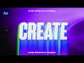 Liquid Text Effect Animation - After Effects CC Tutorial (2021)