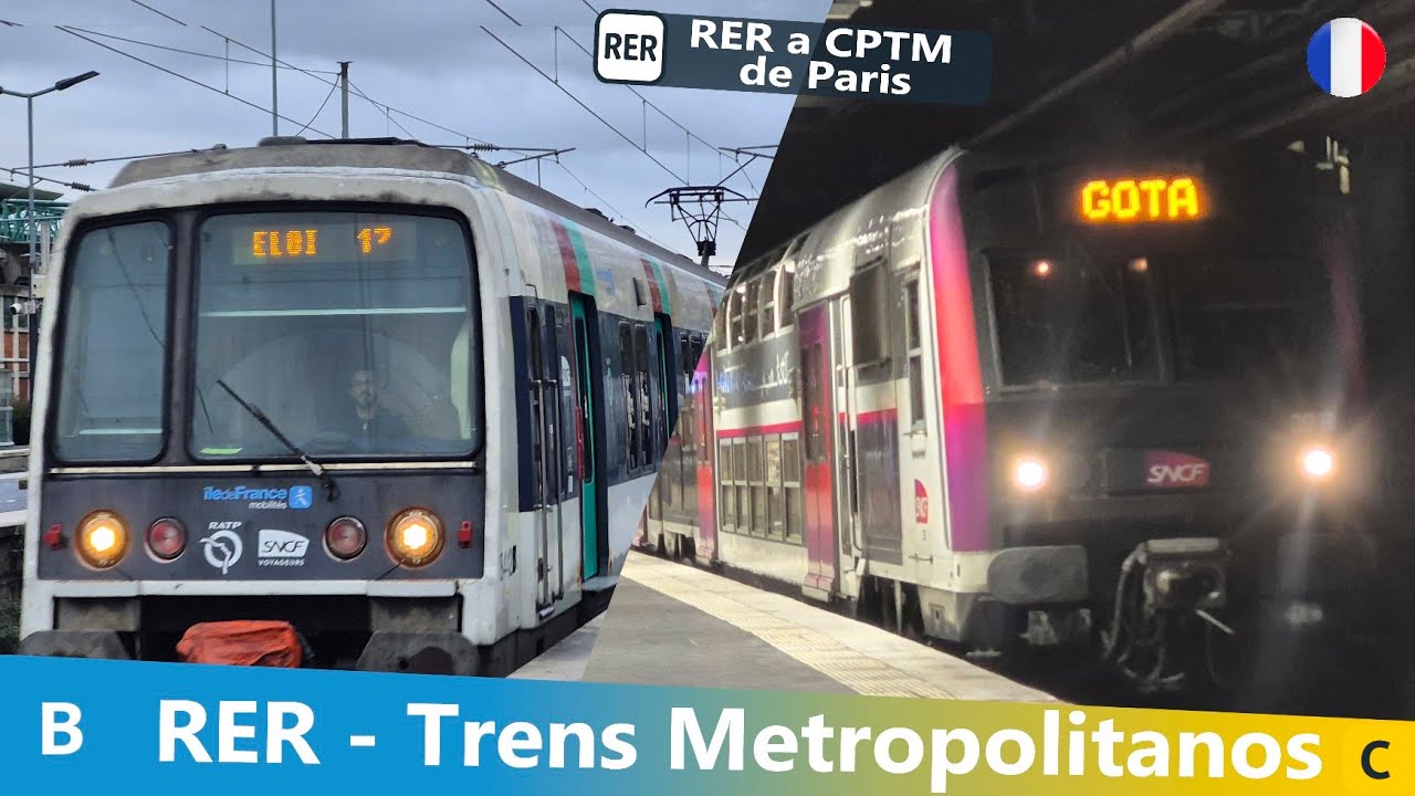 Conferindo || RER Trens Metropolitanos de Paris 🇫🇷