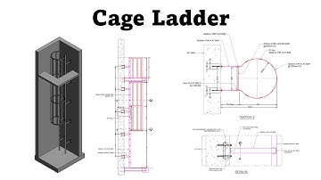 Create Cage Ladder Revit Family (Parametric)