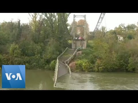 1 Dead After Bridge Collapse in France