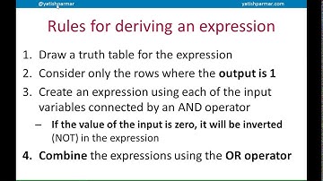 Deriving Boolean Expressions - A Level Computer Science