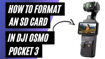 How To format SD Card in DJI Osmo Pocket 3