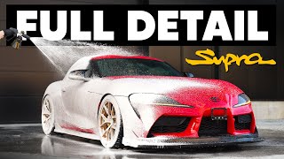 Is That A Full Detail On A.. SUPRA?! Exterior Detailing