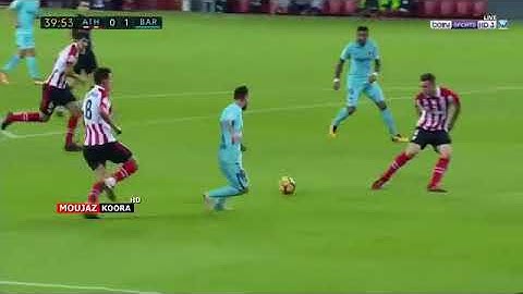 ملخص اهداف مباراة كل الجنون برشلونة و اتلتيك بيلباو 2  0 شاشة كاملة  رؤوف خليف