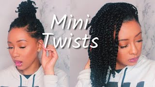 Mini Twists On Natural Hair | Protective Style