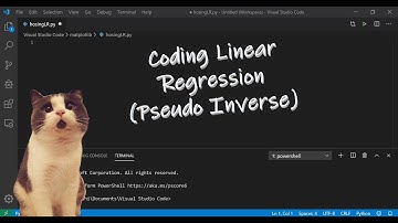 EP3: Coding Linear Regression (Pseudo Inverse Method)