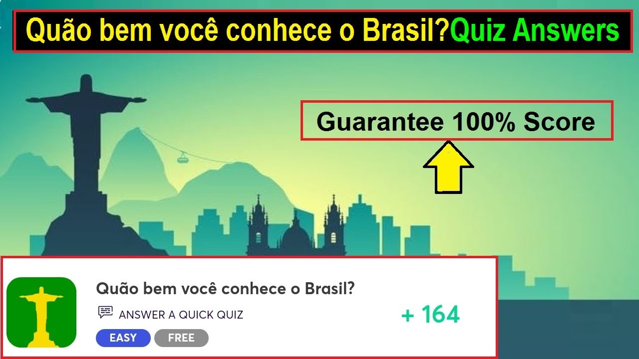 Um pequeno quiz : r/brasil