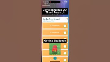 Completing Bug Out timed research in Pokemon GO