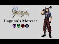 Laguna's Moveset | Bravery Attacks, HP Attacks & EX Burst【Dissidia 012 Final Fantasy】