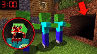 These Zombies Were Disappearing Every Night...Until I Followed Them..(Minecraft)