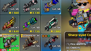 New epic Weapons in the trader van are out pixel gun 3D
