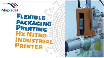 Hx Nitro printing production & expiry date onto flexible packaging in Horizontal Form Filling line