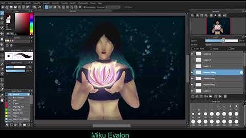 Medibang PC Tutorial:Simple Easy Glow Effect