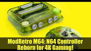 ModRetro M64: N64 Controller Reborn for 4K Gaming!