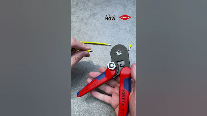This is How: KNIPEX automatic crimping pliers
