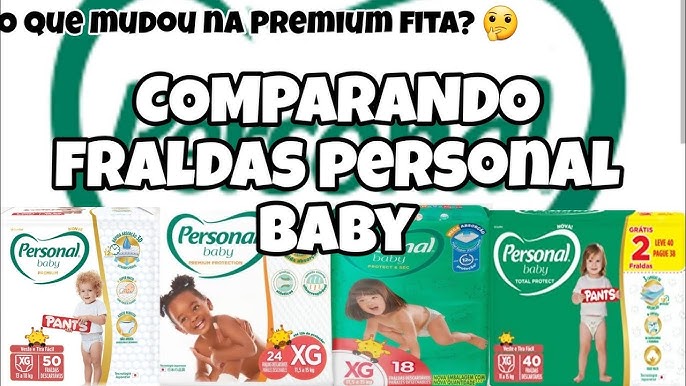 COMPARAÇÃO DAS FRALDAS PERSONAL: Personal Premium x Personal Protec e Sec