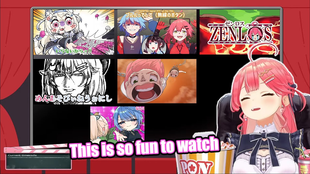 Мико не может перестать смеяться над этой уморительной фан-анимацией [ Hololive | Eng Sub ]