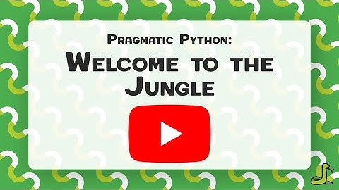 Pragmatic Python: Python 101 with the Spokane Python User Group
