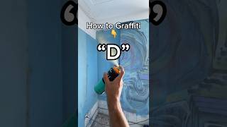 How To Easy Graffiti Letter “D”👈#Graffitialphabet