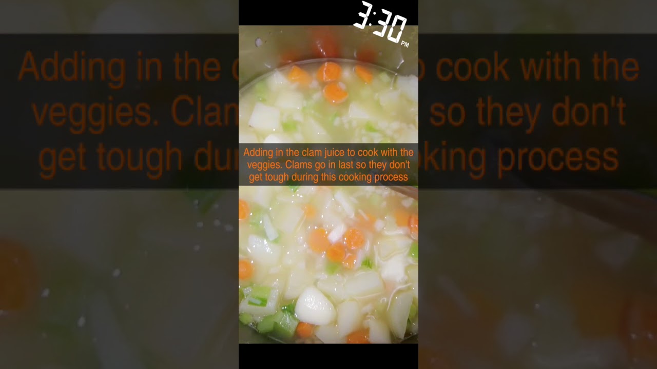 Homemade clam chowder from scratch. Served in store bought bread bowls. - YouTube