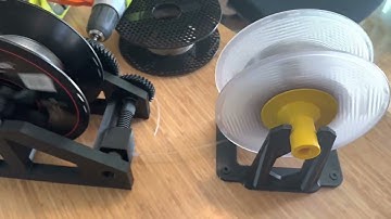3D Printer Filament (Re)Winder in action