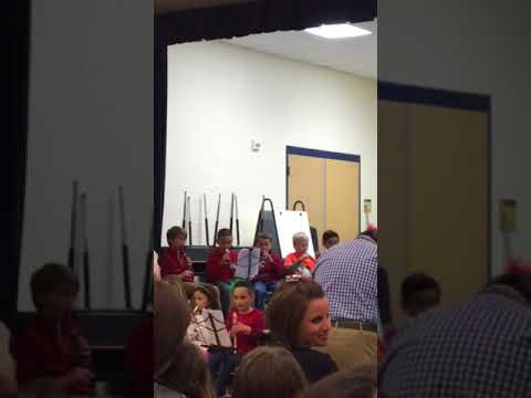 Jaxon - 3rd grade Recorder Performance La Vernia Intermediate School 2017