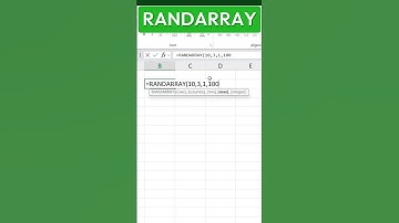 GENERATE Random Numbers FAST with Excel