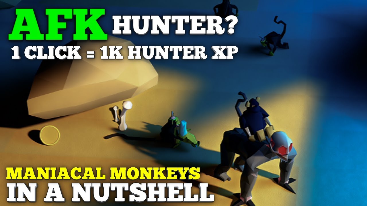 OSRS Maniacal Monkeys (AFK Hunter) - In A Nutshell