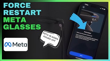 Hoe je een Meta Ray Ban bril geforceerd opnieuw kunt opstarten