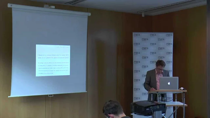 // MECS // Lecture Series // Michael Darroch // Se...