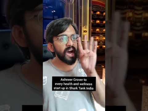 #ashneergrover reacting to health start ups on #sharktankindia #shorts #ytshorts