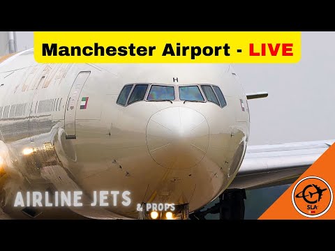 Plane spotting - LIVE - Airbus A380, A350, 787 and more! Thursday 14th August Manchester Airport