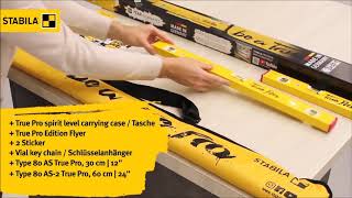 Stabila Box Level TRUE PRO Limited Edition Level Set
