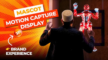 HYPERVSN Phygital Hub — Interactive Holographic Mascot