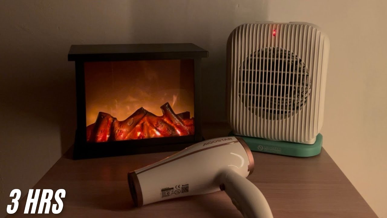The GREATEST LUXURY is SLEEPING WELL and RELAX - FIREPLACE, FAN HEATER and HAIR DRYER SOUND (ASMR)