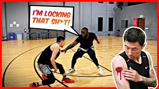 PHYSICAL 1v1 vs VIRAL Defender LIL CLAMPS ??‍♂️