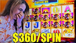 My GREATEST Night EVER on Buffalo Gold Slot Machine! (Up to $360/Spins) screenshot 4