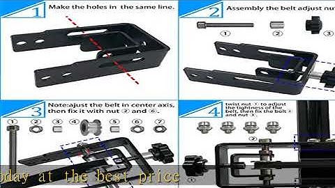 Upgraded 3D Printer Parts Y-axis Synchronous Belt Stretch Straighten Tensioner for Creality CR-10 C