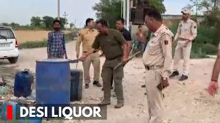 Arnia Police Recovers, Destroys Illicit Desi Liquor